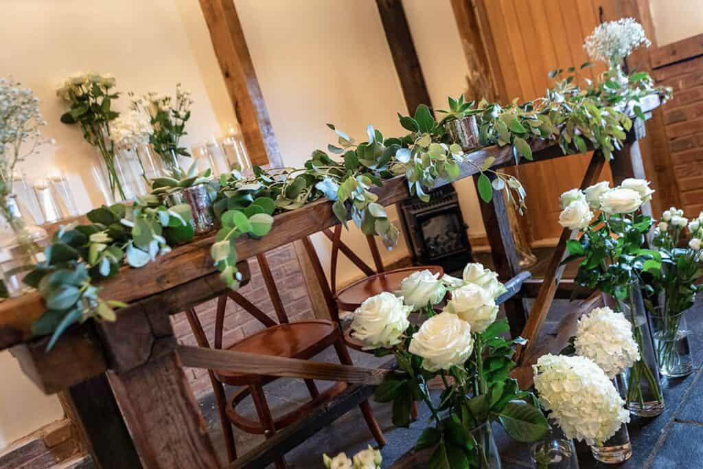 The Old Dairy Barn makes a charming and refined backdrop to your wedding ceremony
