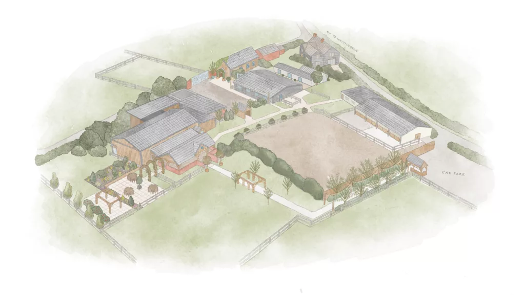 Coton House Farm Siteplan